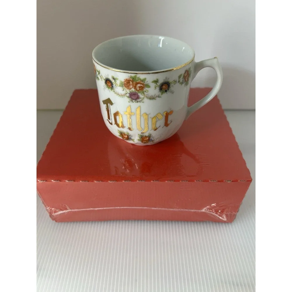 Vintage Porcelain Large Teacup 